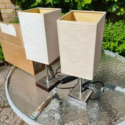 Photo of free Two bedside lamps (Jerrymoor Hill Finch RG40) #1
