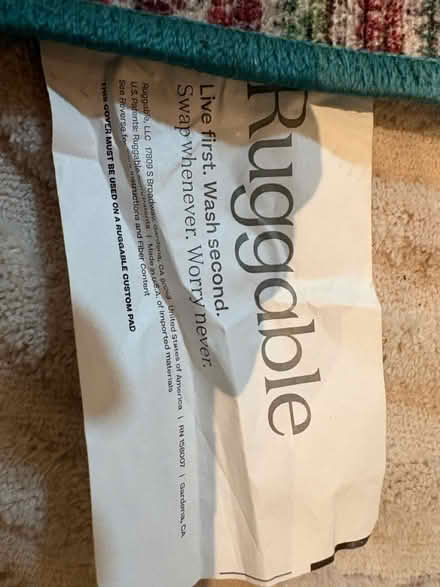 Photo of free 5’x7’ Ruggable rug (Suwanee TownCenter) #3
