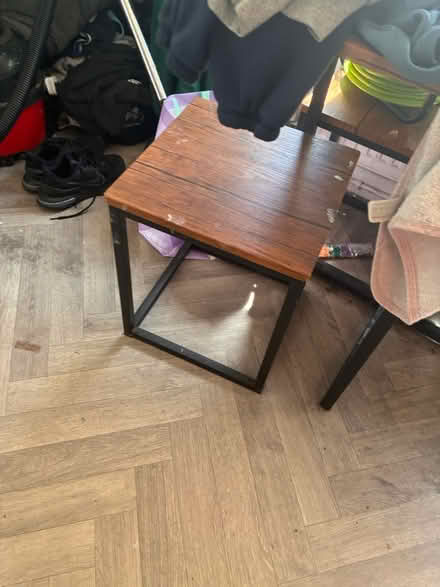 Photo of free table and 4 chair/stools (matlock town DE4 3et) #3