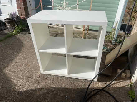 Photo of free IKEA Kallax 2x2 white cube. (Chesham HP5) #1