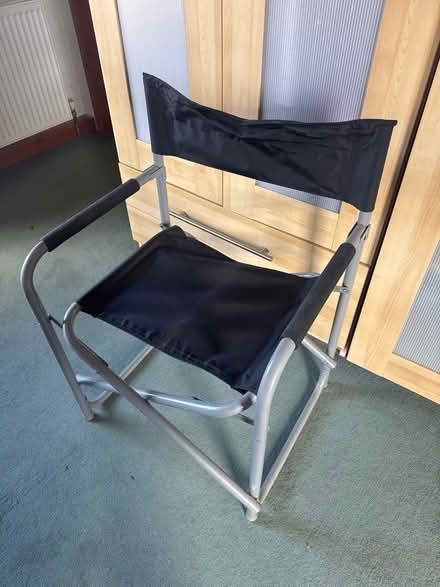 Photo of free Black folding chair (Coalpit Heath BS36) #1
