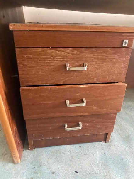Photo of free large office table with 3 drawers (ballinasloe) #1