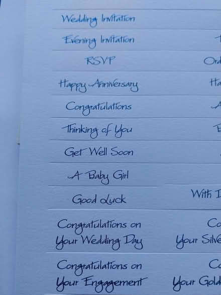 Photo of free Blank cards and greetings strips (Near Bridge of Don) #4