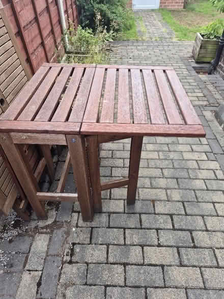 Photo of free Wooden folding outdoor table (Withington M14) #1