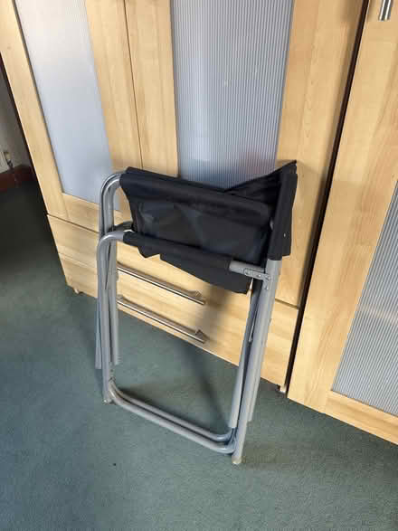 Photo of free Black folding chair (Coalpit Heath BS36) #2