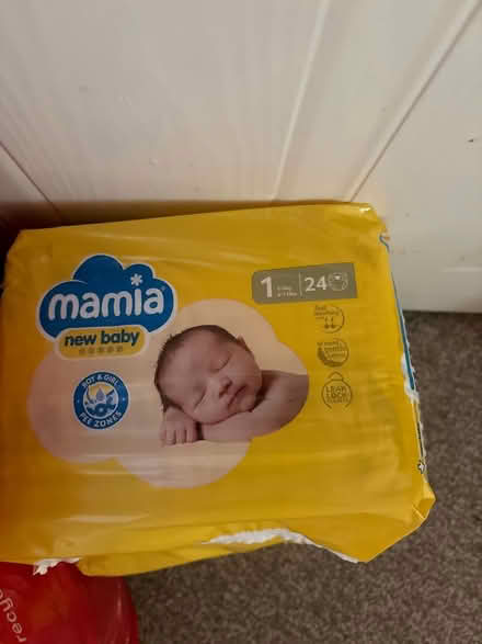 Photo of free Size 1 mamia nappies (Haunch lane B13) #1