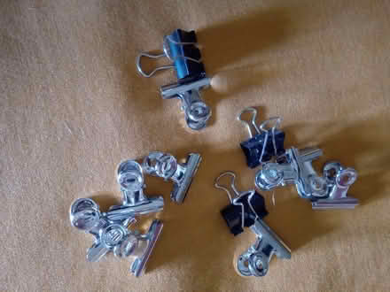 Photo of free Small bulldog clips (Belper) #1