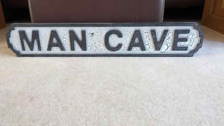 Photo of free Man Cave sign (Leybourne) #2