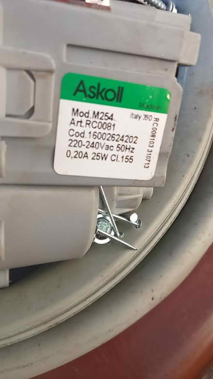 Photo of free Washing machine parts (Medway..) #2