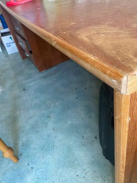 Photo of free large office table with 3 drawers (ballinasloe) #2