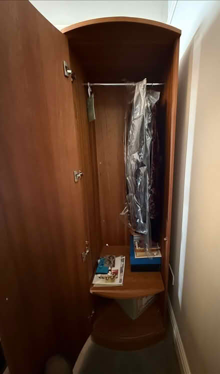 Photo of free Wood veneer wardrobe (Sandycove) #2