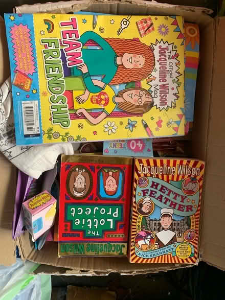 Photo of free Box of Jacqueline Wilson books (Clayton-Le-Woods, PR25) #1