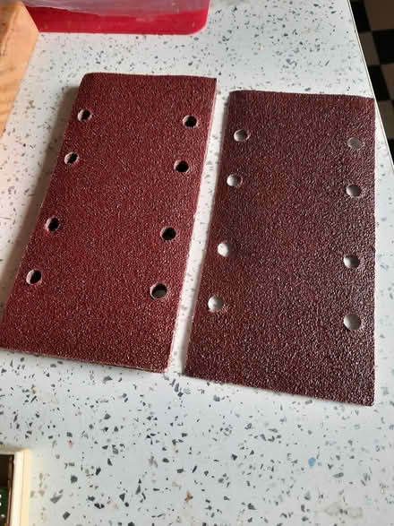 Photo of free Sander sheets, ⅓ sheet, 40 gauge (Dunoon PA23) #1