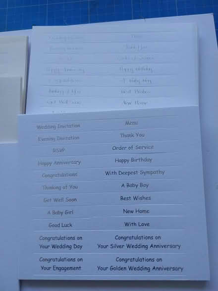 Photo of free Blank cards and greetings strips (Near Bridge of Don) #3