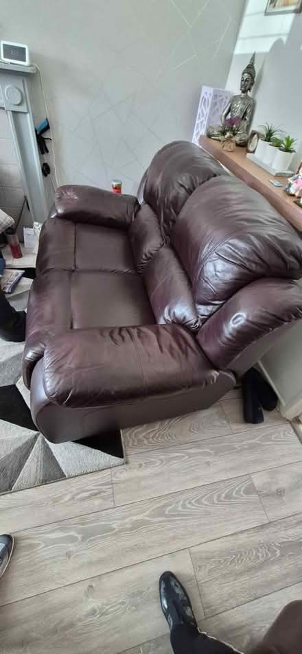 Photo of free Leather sofa (B42 great Barr) #2