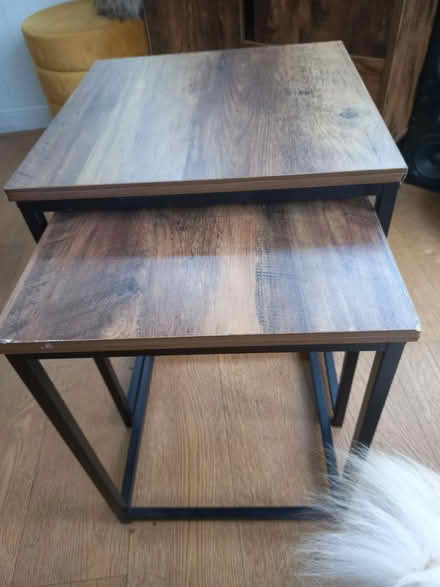 Photo of free Wood & metal nest tables (Didcot OX11) #1
