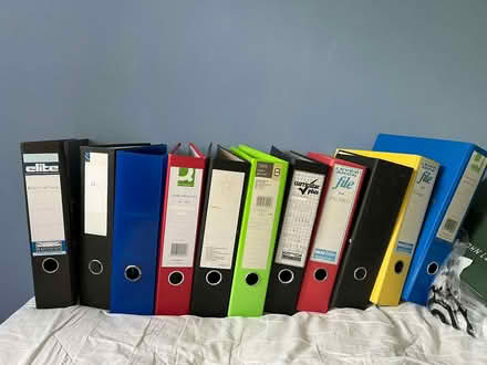Photo of free A4 lever arch files (Chesterton OX26) #1