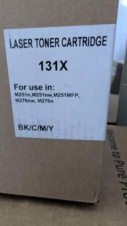 Photo of free Laser toner cartridge X4 (Chalfont St Peter SL9) #2