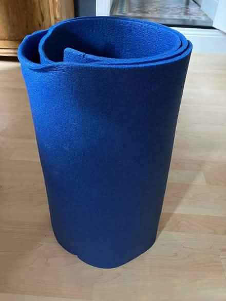 Photo of free Single Size Blue Camping Roll Mat (2 available) (Kedleston Road DE22) #1