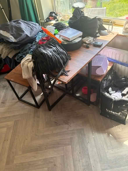 Photo of free table and 4 chair/stools (matlock town DE4 3et) #4