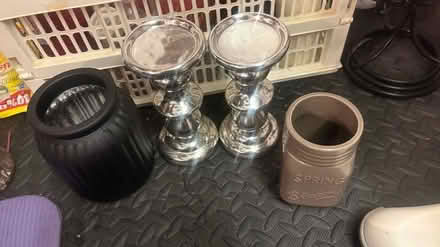 Photo of free Various- candle sticks, jars (Chatham) #1