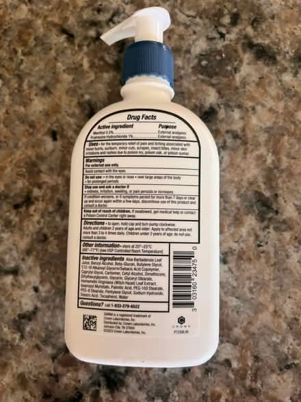Photo of free Sarna lotion (S Downers Grove) #2