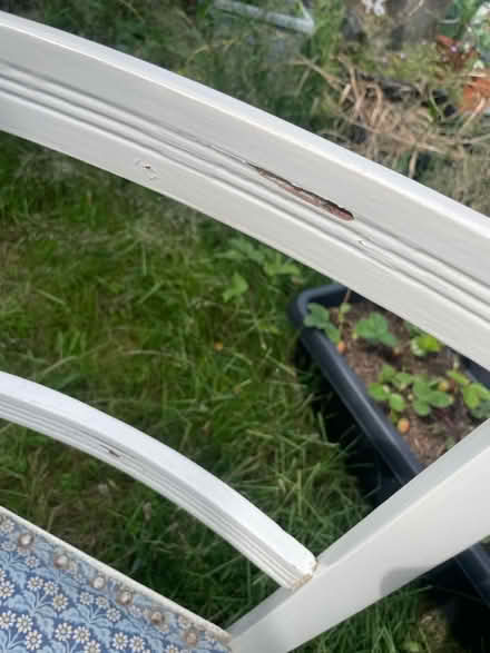 Photo of free Little white chair (AL2 / SG6) #3