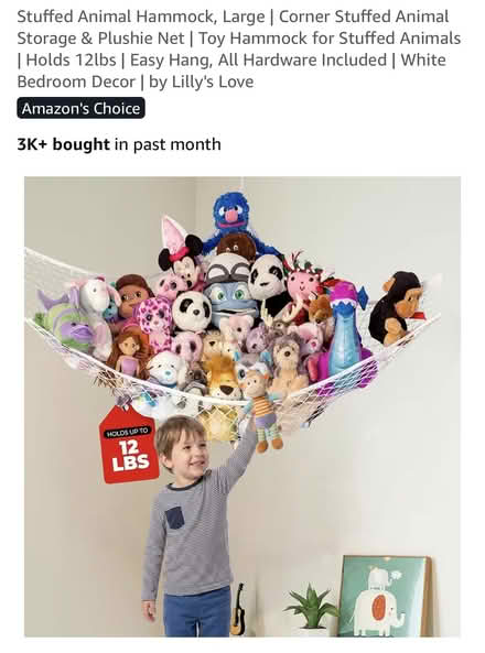 Photo of free Stuffed animal hammock (Sunnyvale (Wolfe)) #1