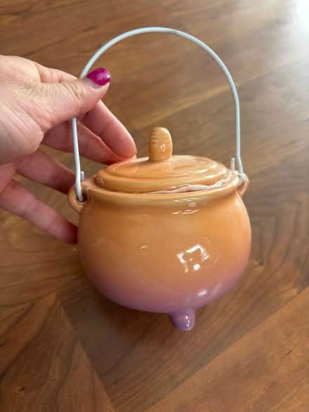 Photo of free Decorative ceramic cauldron (Olney, MD) #1
