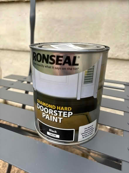 Photo of free Black satin doorstep paint (OX4 3UB) #1