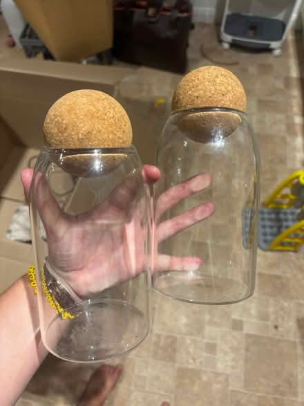 Photo of free Glass jars with cork toppers (Arborfield RG2) #1