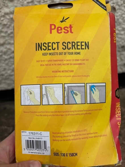 Photo of free Unopened insect screens (OX4 3UB) #1