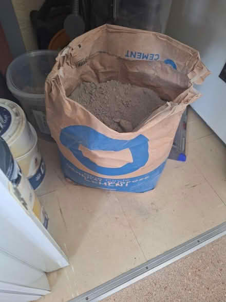 Photo of free 3/4 bag cement (Forestgreen) #1