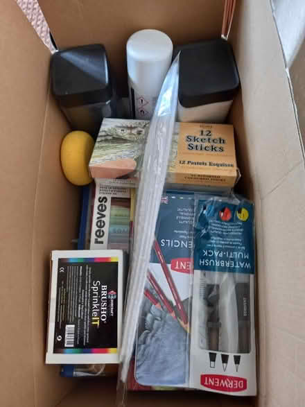 Photo of free Box of random art/craft supplies (Headingley LS6) #1