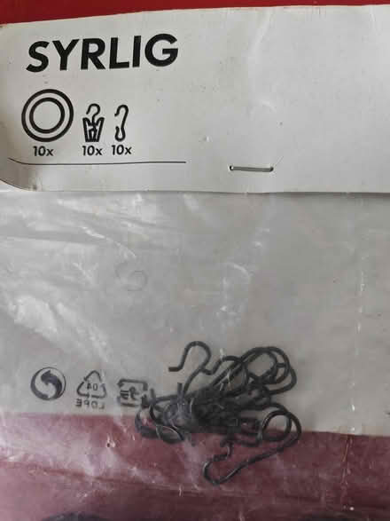 Photo of free IKEA Syrlig curtain rings (Shooters hill SE18) #2
