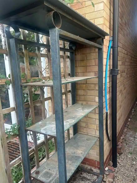 Photo of free Garden / outdoor shed metal shelves (Kentwood RG30) #1
