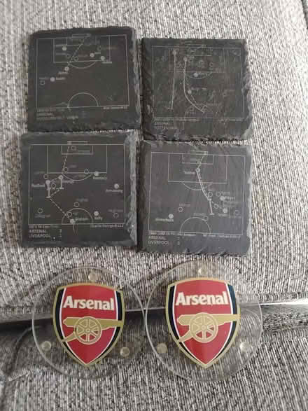 Photo of free Arsenal coasters (London Rd, HW HP11) #1