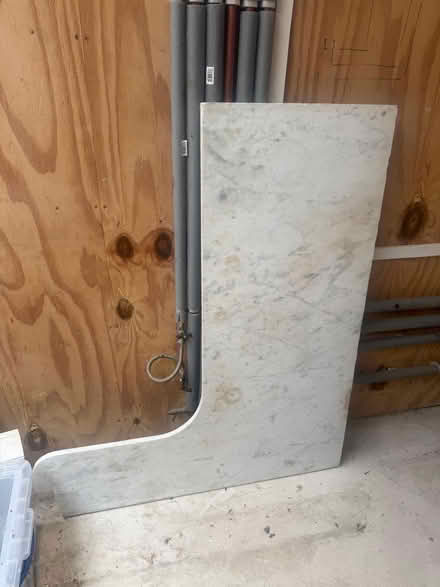 Photo of free White Marble Worktop (Queen's Park BN2) #1