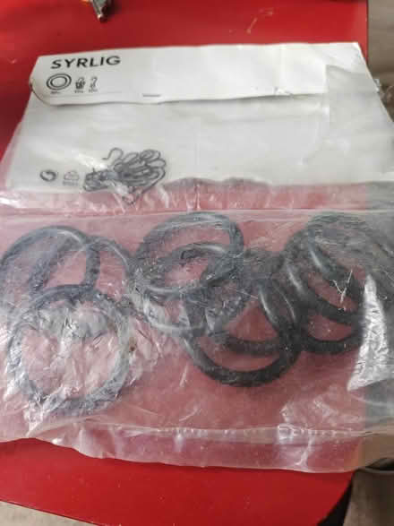 Photo of free IKEA Syrlig curtain rings (Shooters hill SE18) #3