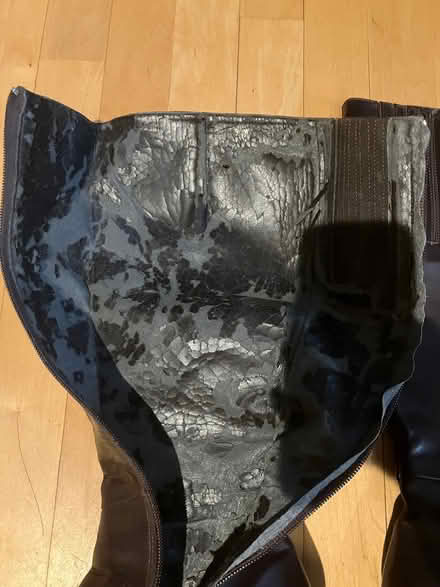 Photo of free Brown leather boots size 9 (Crystal Beach) #2