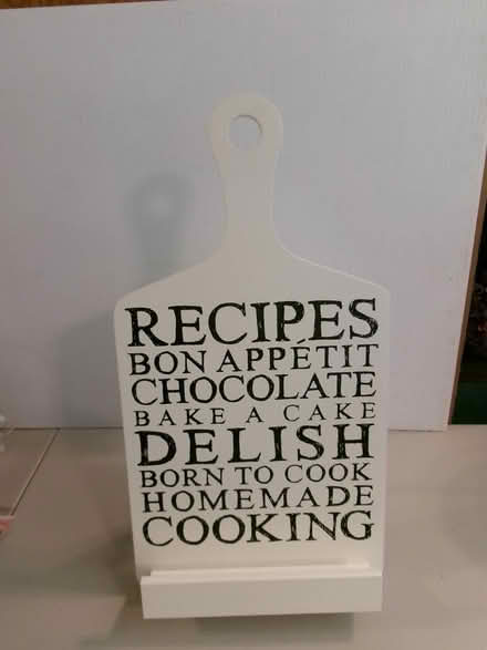 Photo of free Wooden Cook Book Holder (Northwest Frederick) #1