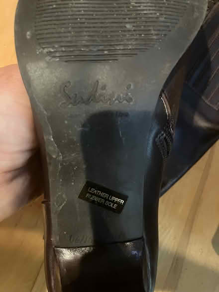 Photo of free Brown leather boots size 9 (Crystal Beach) #3