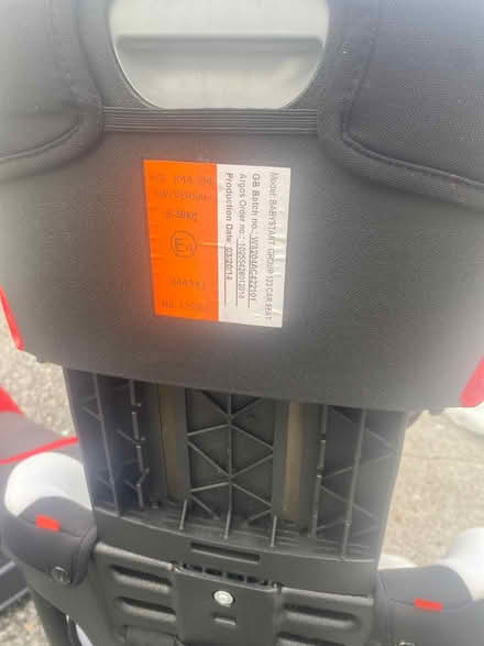 Photo of free child car seat (ballinasloe) #3