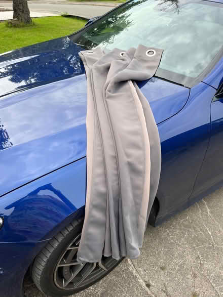 Photo of free Pair of grey curtains (Chorleywood WD3) #1