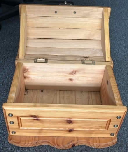 Photo of free Wooden storage box (Cramlington NE23) #2