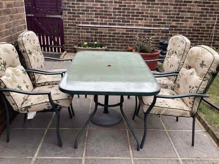 Photo of free Garden table with 4 chairs (Maidstone ME15) #1