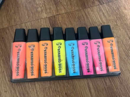 Photo of free Highlighter pens (Stanway CO3) #1