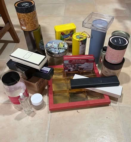 Photo of free Collection of boxes and tins, (Nine Mile Burn EH26) #1