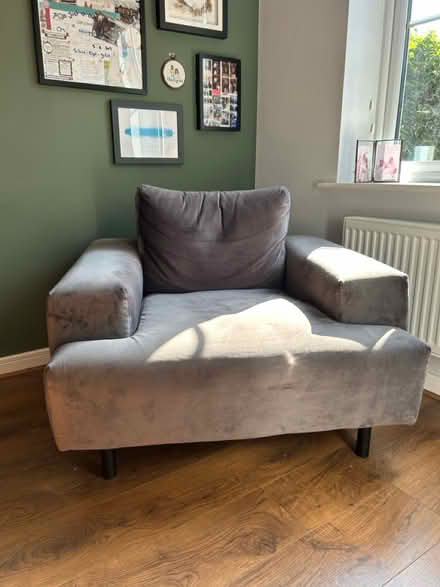 Photo of free Grey chair (Eccles M30) #1