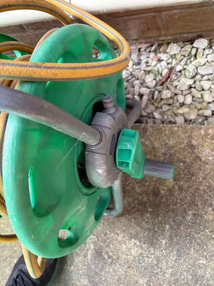 Photo of free Hozelock hose, reel and connectors (Conwy town) #3